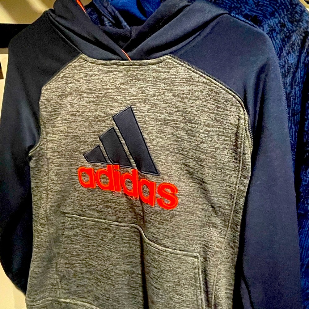 Adidas boys hoodie size Medium